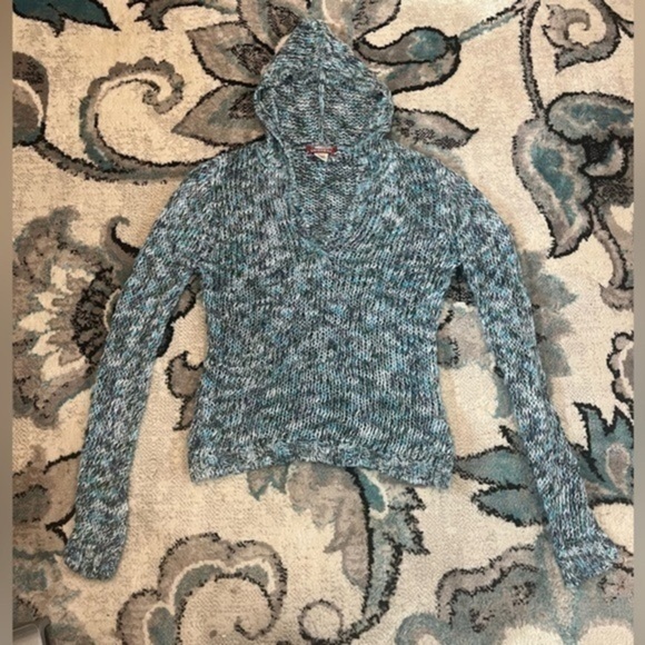 Union-bay - multi blue knitted sweater Sz medium - Picture 1 of 3